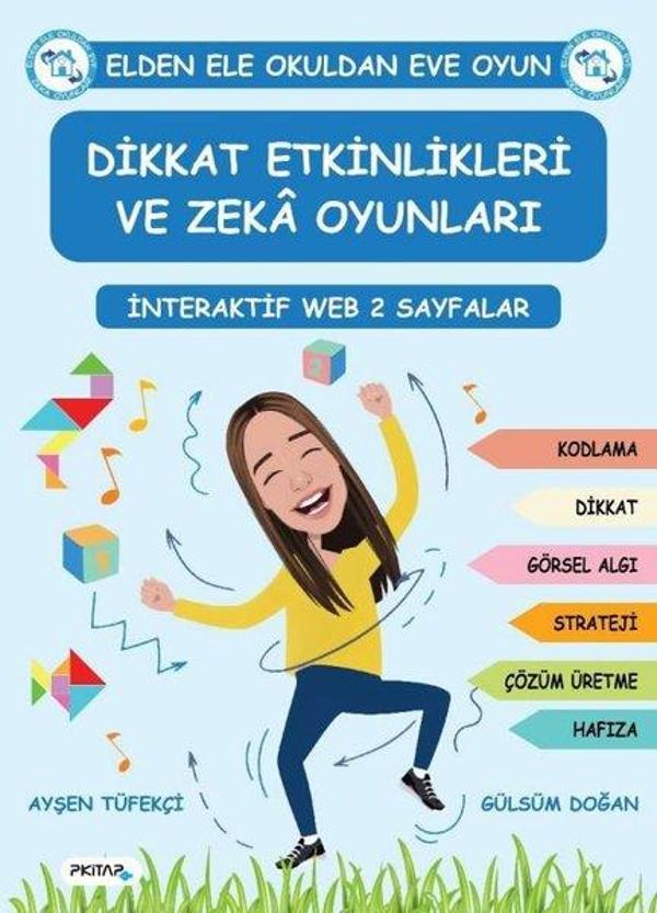 Dikkat Etkinlikleri ve Zeka Oynları - İnteraktif Web 2 Sayfalar - P Kitap Yayıncılık - Image 1