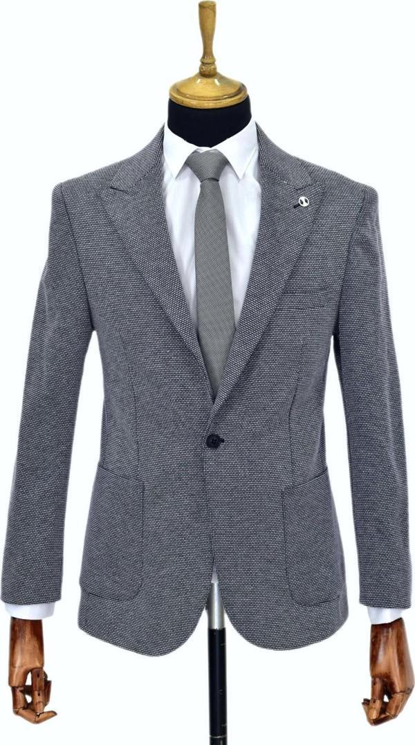 Erkek Tek Spor Ceket Çift Yırtmaçlı BGL-ST03983 - Image 1