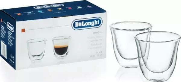 Delonghi DLSC310 - 2'Li Çift Cidarlı Espresso Bardağı - Image 1