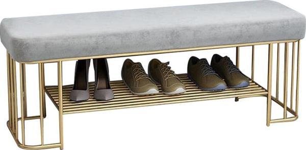 Alexia Gold Metal Benç Ayakkabılık  - Image 1