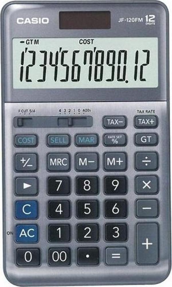 Casio JF-120FM 12 Hane Masa Üstü Hesap Makinesi - Image 1