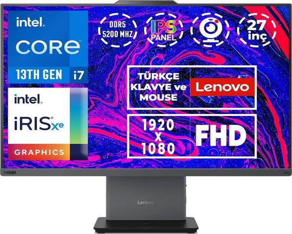 Lenovo ThinkCentre Neo 50A G5 i7-13620H 16GB 1TB SSD 27" FHD Freedos AIO PC 12SA000DTR 002 - Image 1