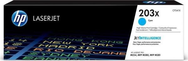 HP 203X Cyan Mavi Yüksek Kapasite 2.500 Sayfa Toner CF541X - Image 1