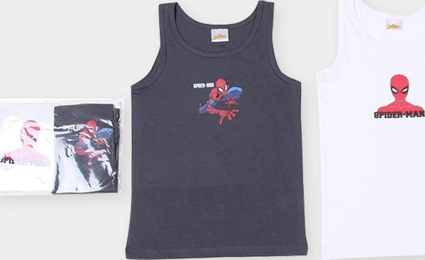 Spiderman Erkek Çocuk 2'li Atlet PL22462 - Image 1