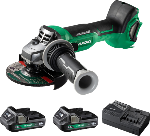Hikoki G1813DA-2.0 18V/2.0Ah 125mm Kömürsüz Akülü Avuç Taşlama  - Image 1