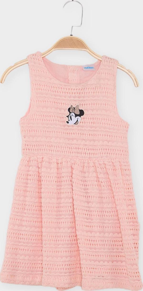 Minnie Mouse Lisanslı Kız Çocuk Elbise 22054 - Image 1