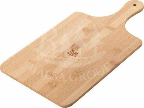 Doğal Ahşap Büyük Kesme Tahtası Doğrama Tahtası Dikdörtgen Doğal Ahşap (39x20x0,8cm) - Image 1