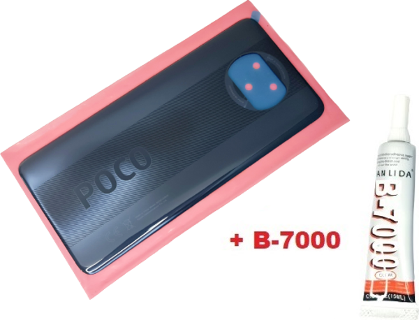 Tkgz Xiaomi Poco X3 / Poco X3 NFC Arka Kapak (CAM+B-7000) SİYAH - Image 1