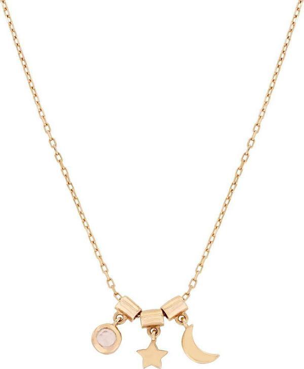 Altın Ay Yıldız Kolye  - Image 1