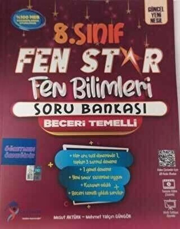 8. Sınıf Fen Star Fen Bilimleri Soru Bankası Saydam Yayınları - Saydam Yayınları - Image 1