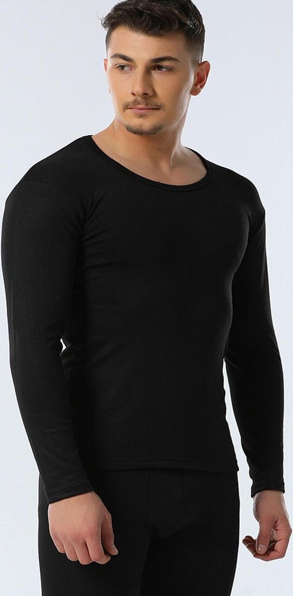 Lukitus Tutku Erkek Siyah Uzun Kol Termal Fanila İçlik - Image 1