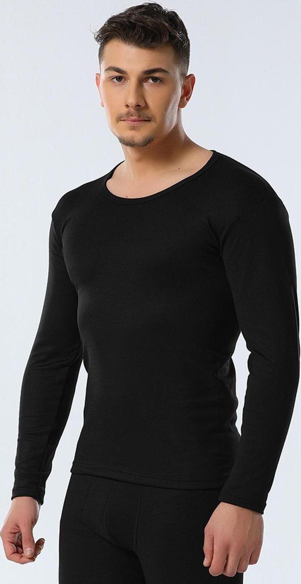 Tutku Erkek Siyah Uzun Kol Termal Fanila Içlik - Image 1