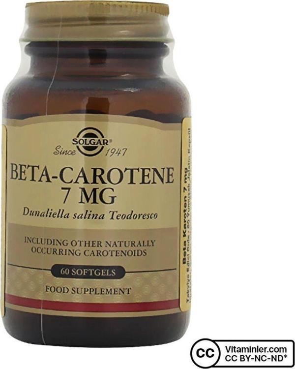 Beta Carotene 7 Mg 60 Kapsül - AROMASIZ - Image 1