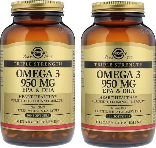 Omega-3 950 Mg 100 Kapsül  **İkili** - Image 1