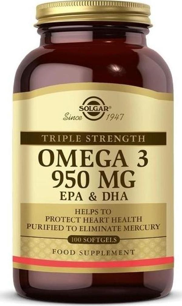 Omega-3 950 mg 100 Soft Gel - Kapsül - Image 1