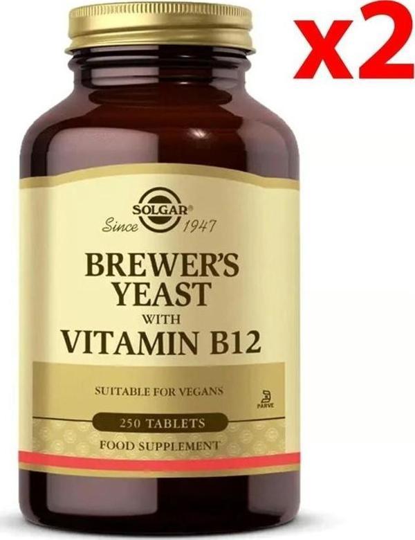 Brewers Yeast With Vitamin B 12 250 Tablet 2 Adet - Image 1