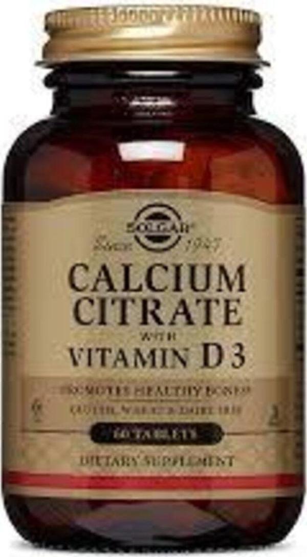 Calcium Citrate Vitamin D 3 60 Tablet - Image 1