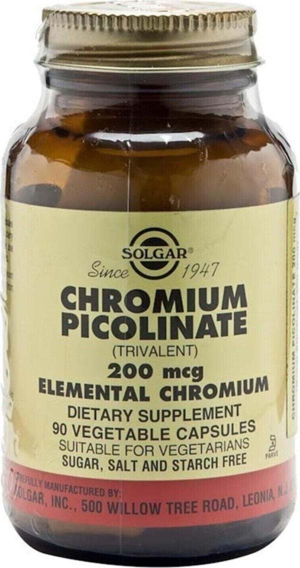 Chromium Picolinate 200 Mcg 90 Kapsül 033984008663 - Image 1