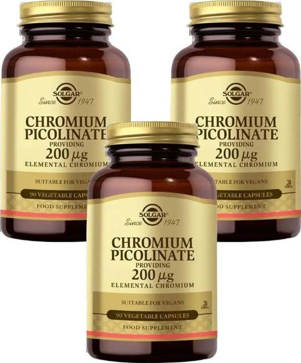 Chromium Picolinate 200 mcg x 3 Adet - Image 1