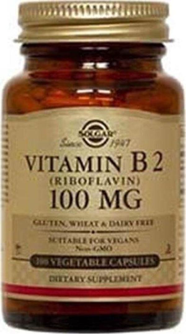 Vitamin B2 (RİBOFLAVİN) 100 Mg 100 Kapsül - Image 1