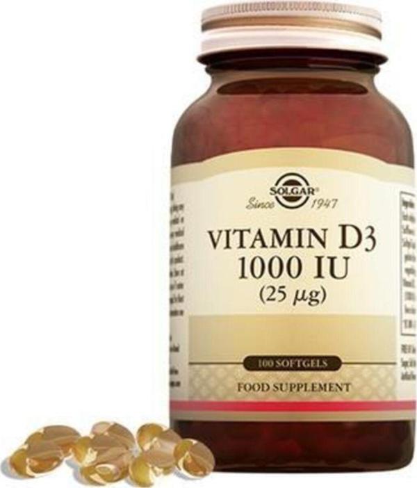 Vitamin D3 1000 Iu 100 Kapsül-skt:02/2024 - Image 1