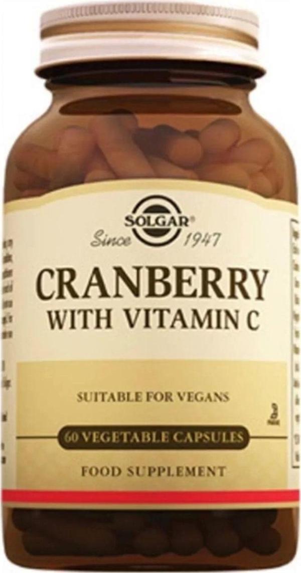 Cranberry With Extract Vitamin C 60 Kapsül Kranberi - Image 1