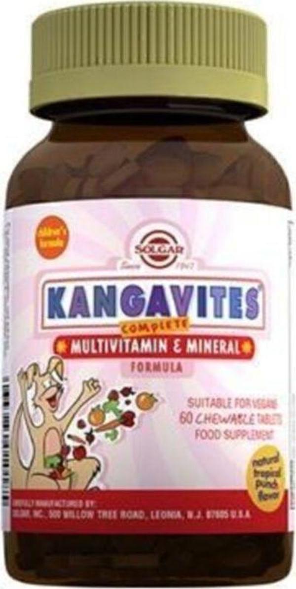 Kangavites Multivitamin Mineral 60 Çiğneme Tablet - Image 1