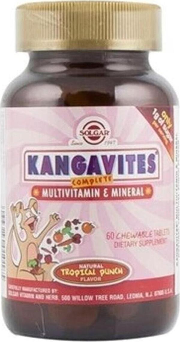 Kangavites Tropikal Meyve Aromalı 60 Tablet - Image 1