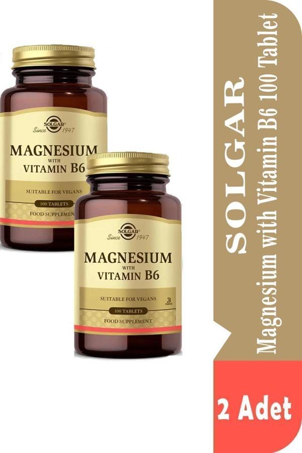 Magnesium With Vitamin B6 100 Tablet 2 Adet - Image 1