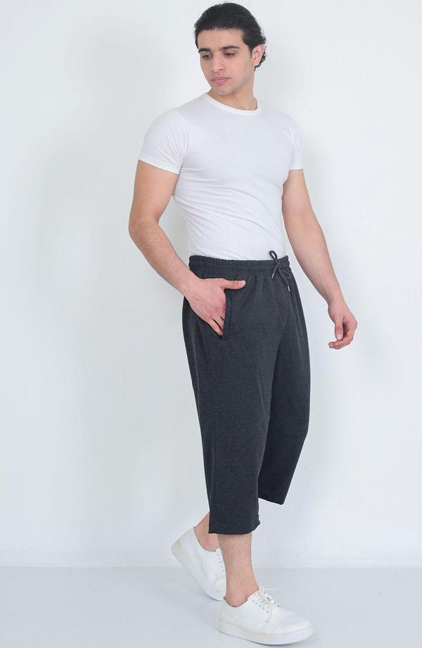 Lukitus Battal Büyük Beden Kapri Erkek Eşofman Altı 2 Adet - Image 1