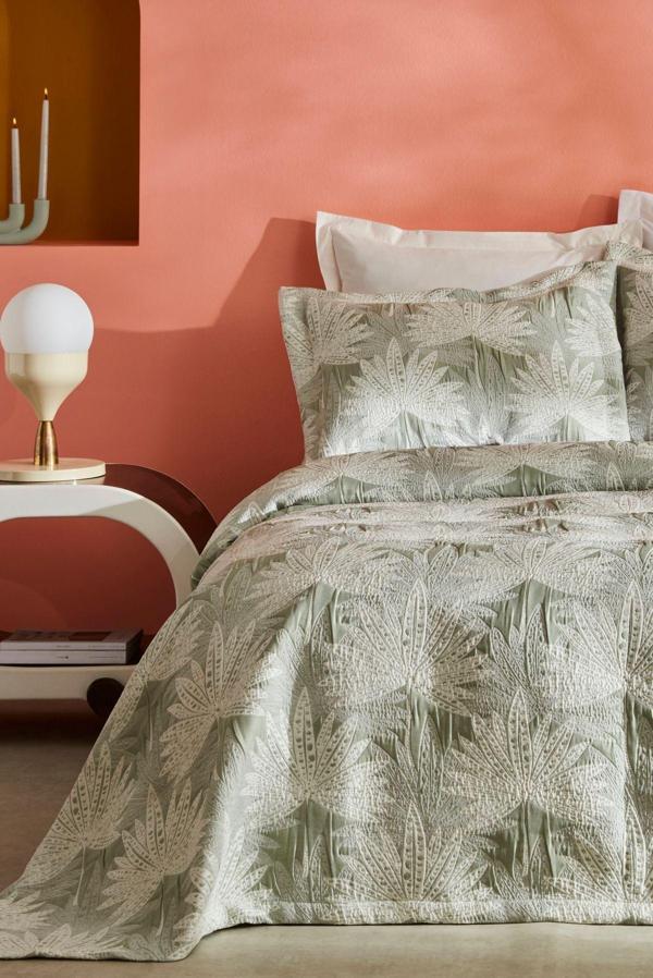 Karaca Home Reilla Çift Kişilik Yatak Örtüsü Mint - Image 1