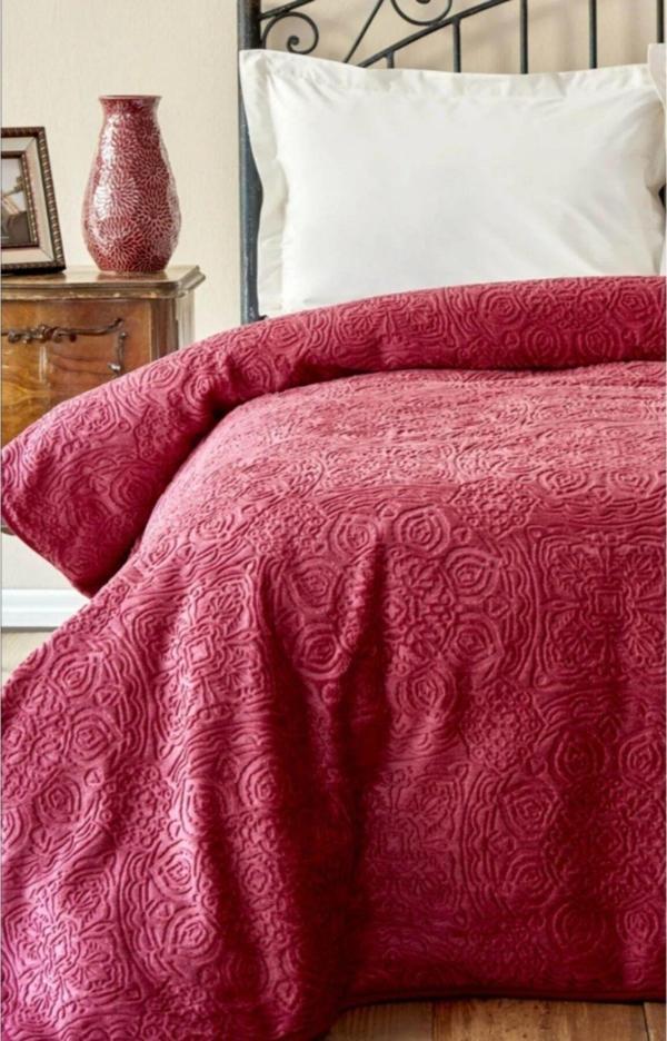 Karaca Home Scala Sarabi Tek Kişilik Embosy Battaniye - Image 1