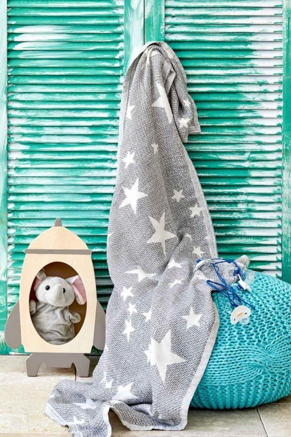 Karaca Home Baby Star Gri Bebek Pikesi - Image 1