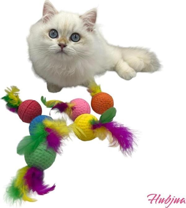 Hubjua Royal Tüylü Sünger Kedi Oyuncağı - Image 1