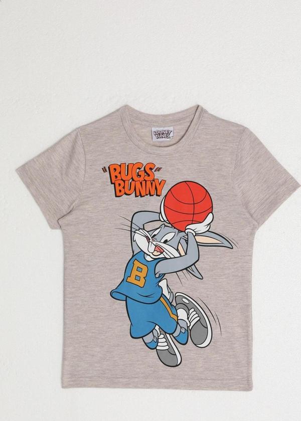 Looney Tunes L1585-2 Erkek Çocuk Tişört Mocha Melanj - Image 1