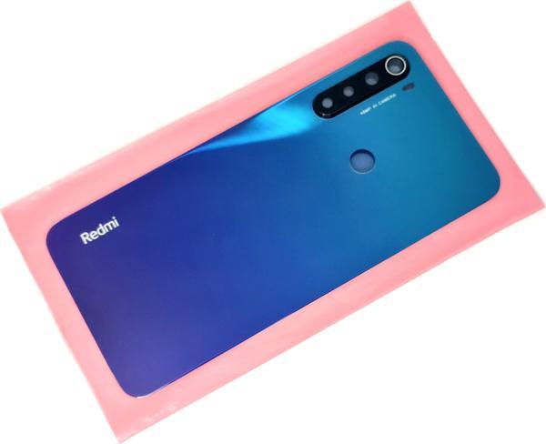 Tkgz Xiaomi Redmi Note 8 Arka Kapak (Kamera Camı) Mavi - Image 1