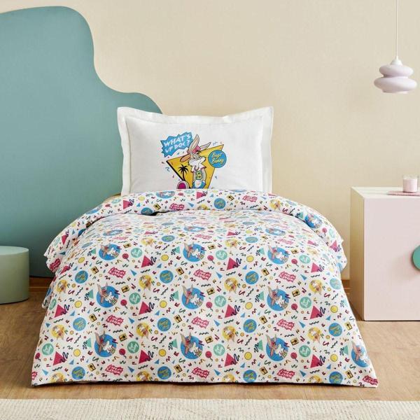 Looney Tunes Karaca Home Summer Vibes Tek Kişilik Pike Takımı - Image 1