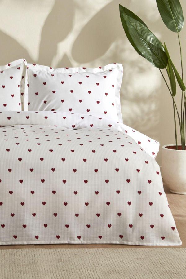 Karaca Home Amour Tek Kişilik Pike Takımı Kırmızı - Image 1