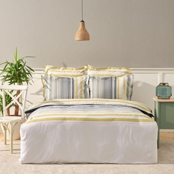 Karaca Home Nolan %100 Pamuk Çift Kişilik Nevresim Takımı Multicolor  - Image 1