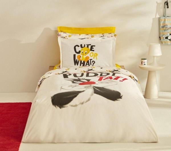 Looney Tunes Karaca Home Best Friends Tek Kişilik Nevresim Takımı - Image 1