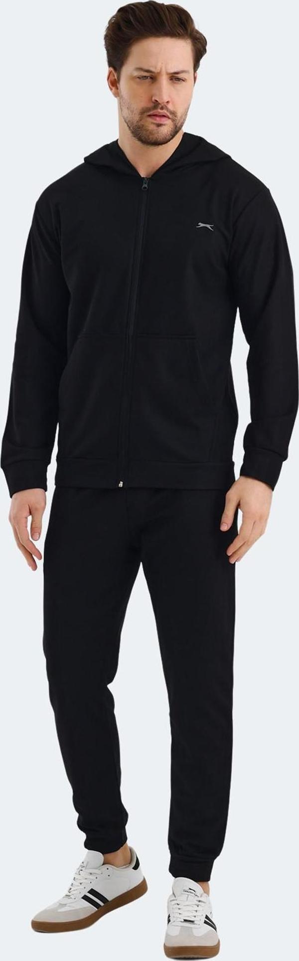 Slazenger KEEN IN Erkek Eşofman Takımı Siyah - Image 1