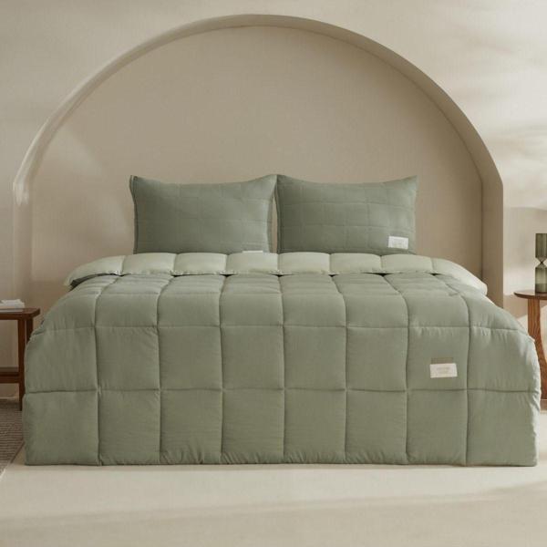 Karaca Home Relax Çift Kişilik Comfort Set/Uyku Seti Yeşil - Image 1