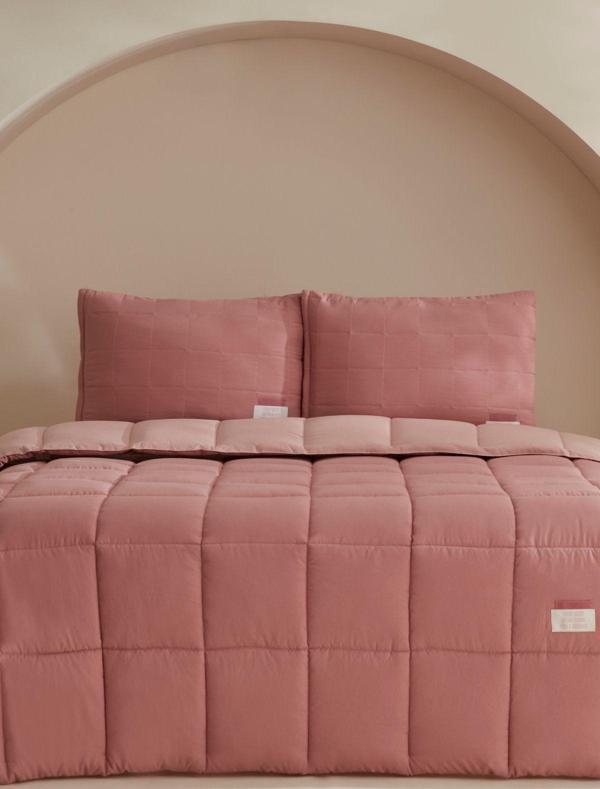 Karaca Home Relax Çift Kişilik Comfort Set/Uyku Seti Pudra - Image 1