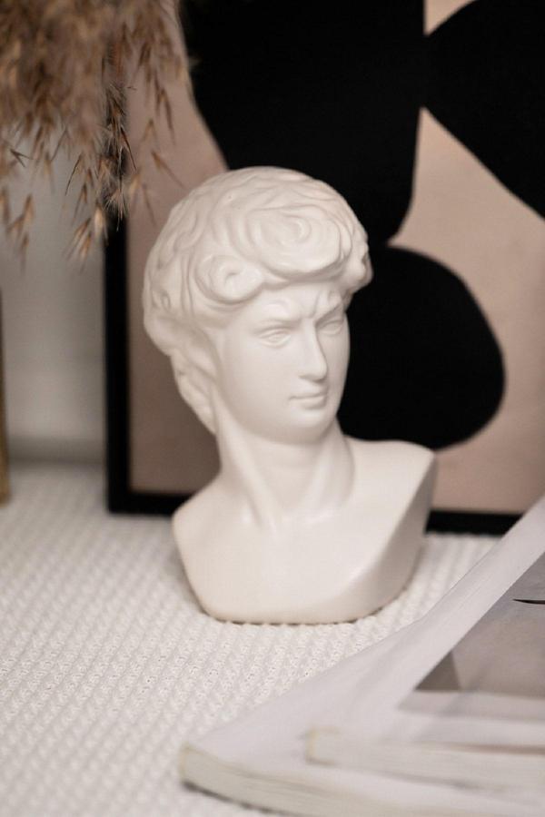 Karaca Home Senator Dekoratif Biblo Beyaz - Image 1