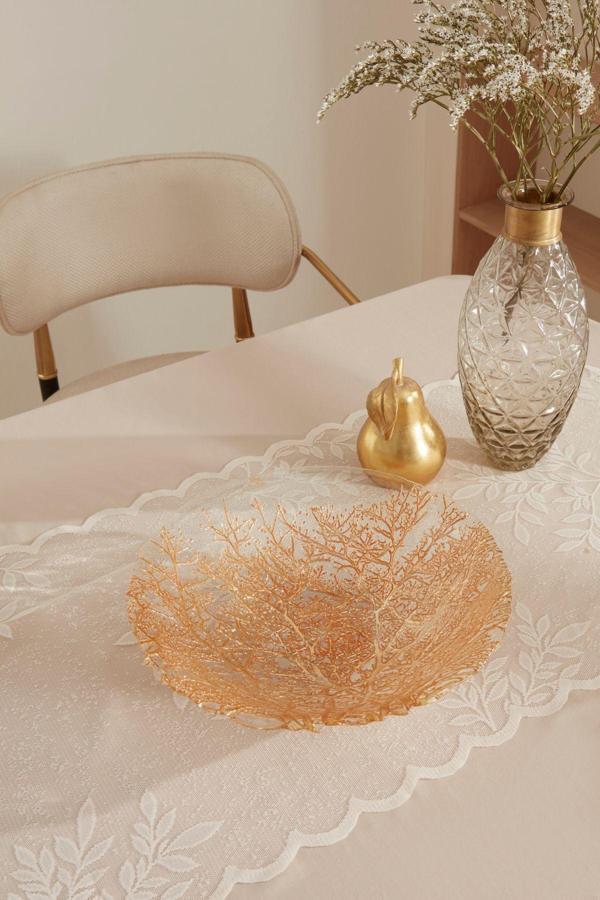 Karaca Home Autumn Dekoratif Tabak Gold  - Image 1