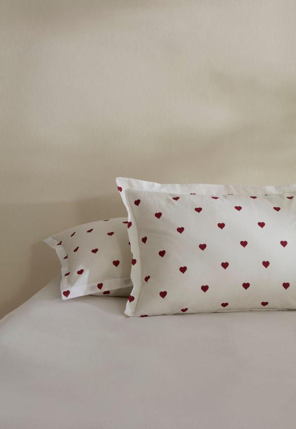 Karaca Home Amour 2'li Yastık Kılıfı Kırmızı  - Image 1