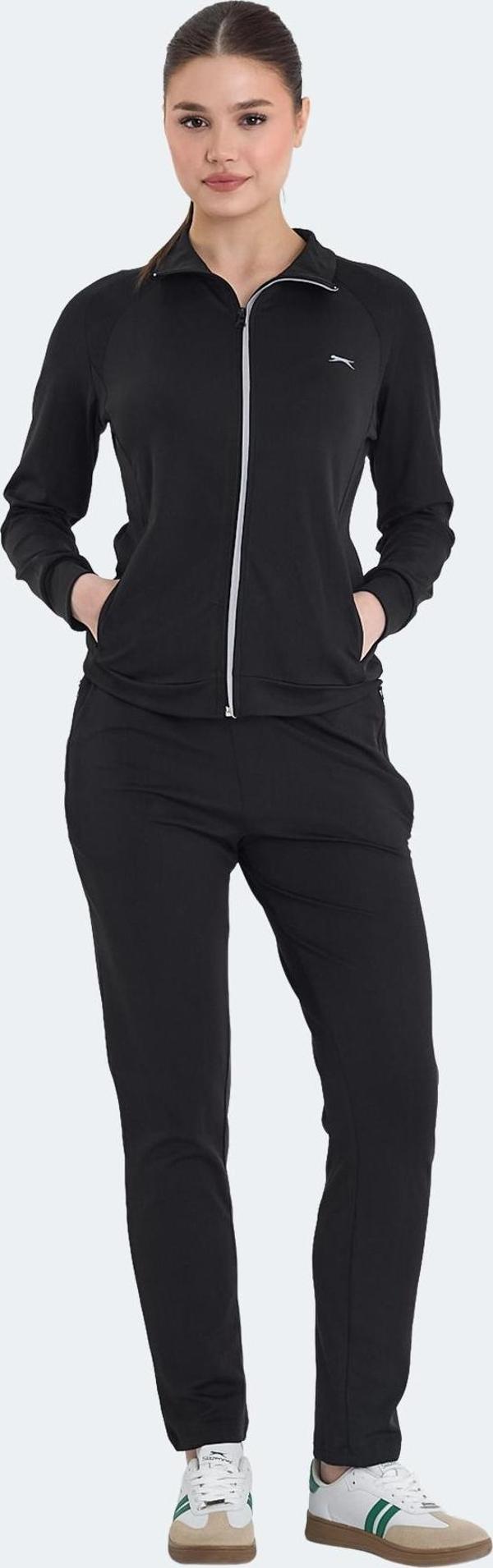 Slazenger REFER Kadın Eşofman Takımı Siyah - Image 1