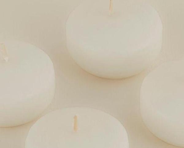 Karaca Home Yüzen Mum Beyaz - Image 1