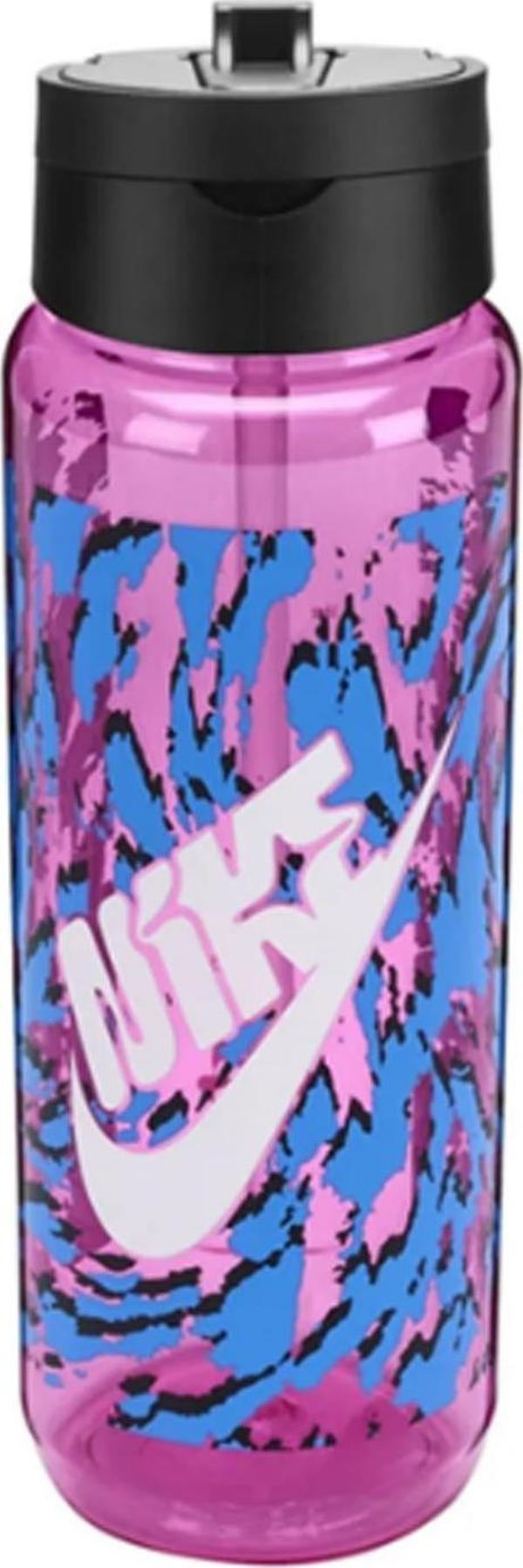 Nike RENEW RECHARGE STRAW BOTTLE 24 OZ GRAPHIC Unisex Matara Pembe / Siyah - Image 1