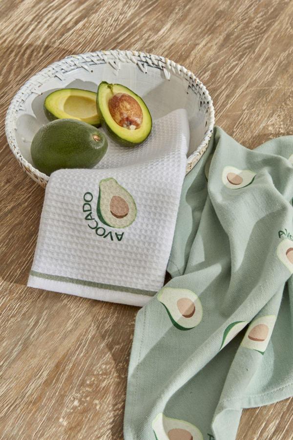 Karaca Home Avocado %100 Pamuk 2 Parça Mutfak Havlusu Green  - Image 1